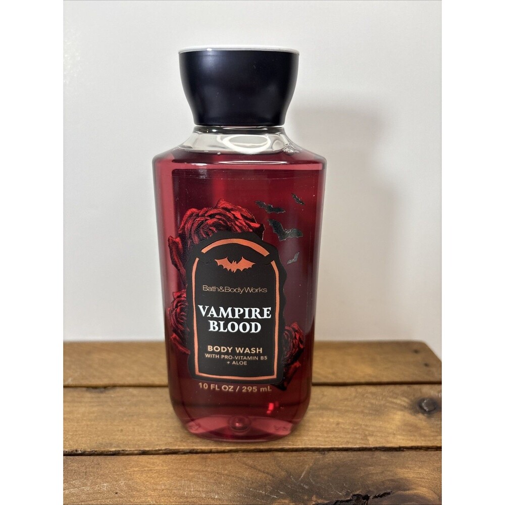 Vampire Blood Body Wash Gel 10 oz Halloween Bath & Body Works Brand New